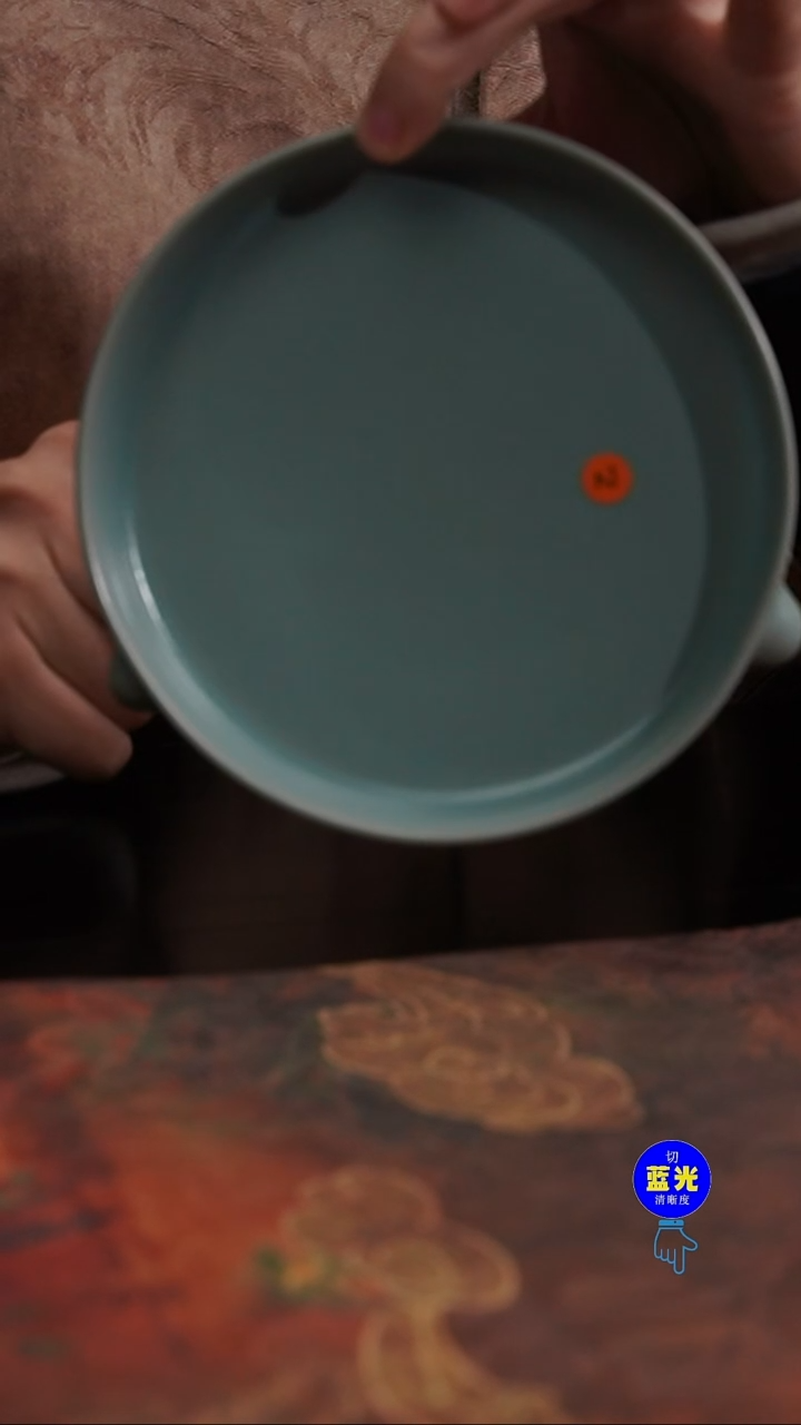 摆件瓷瑕（变形）清凉寺原矿釉三足洗