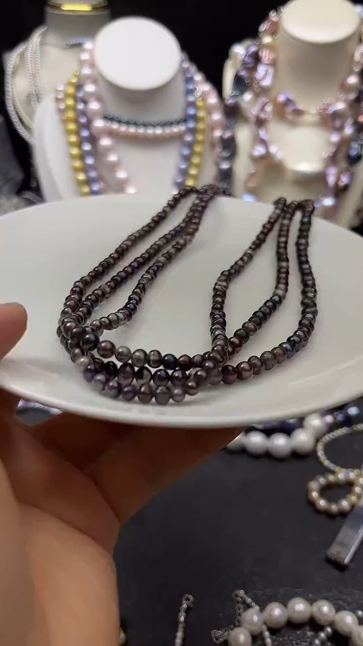 颈饰未镶嵌淡水珍珠多人