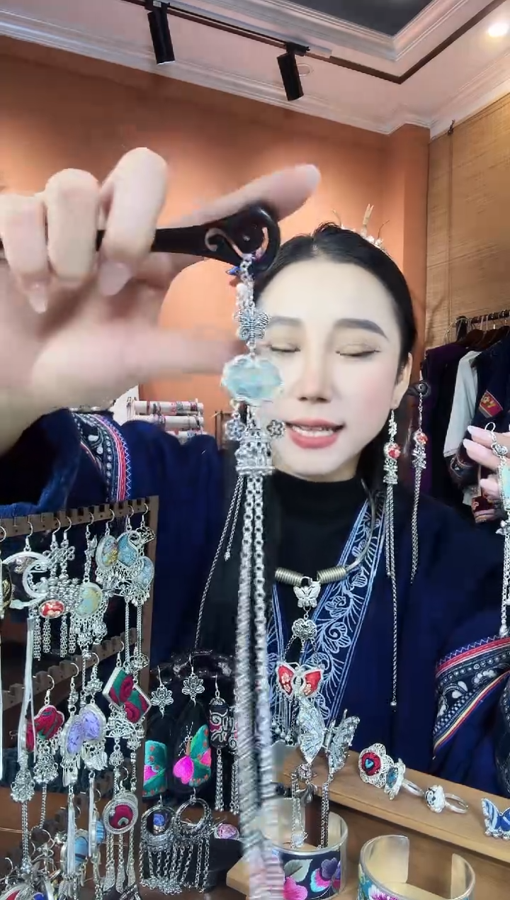 【闪购商品】刺绣纯手工民族风发簪