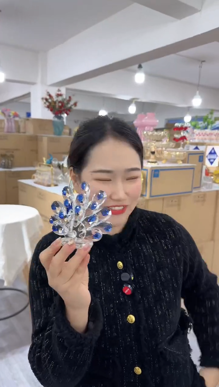 【闪购商品】无铅玻璃玖月花器V-品6