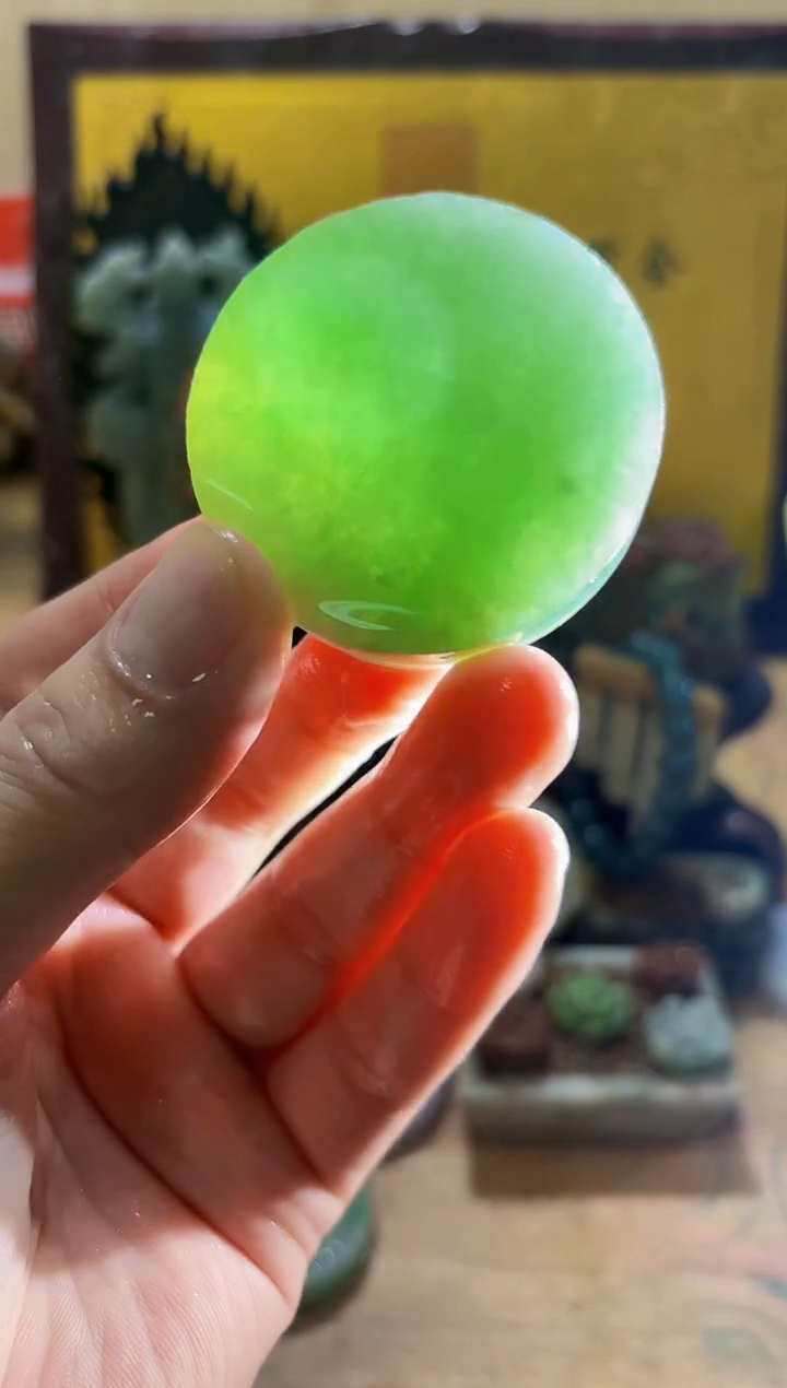 未镶嵌挂件翡翠A货常星8183