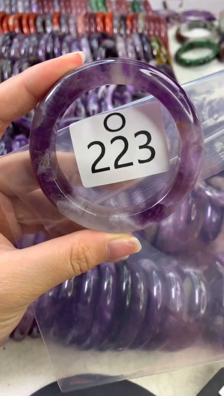 【闪购商品】水晶水晶手镯O未镶嵌223-52