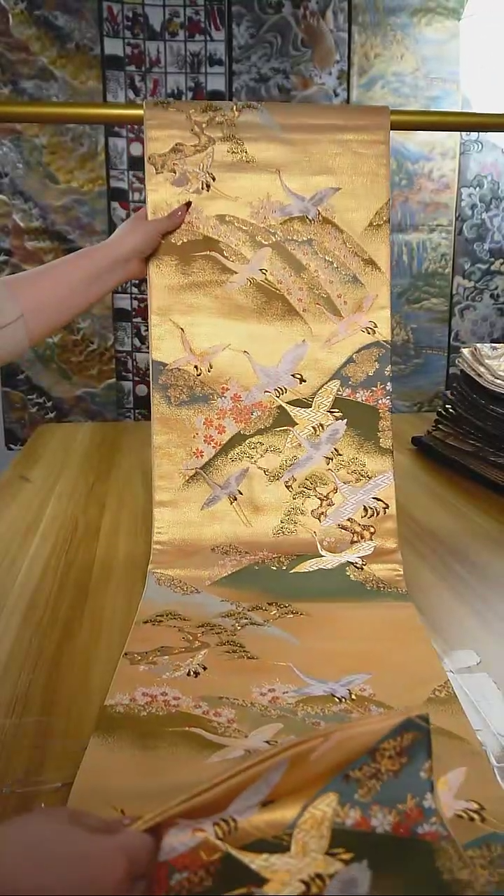 【闪购商品】织绣织锦169六通仙鹤