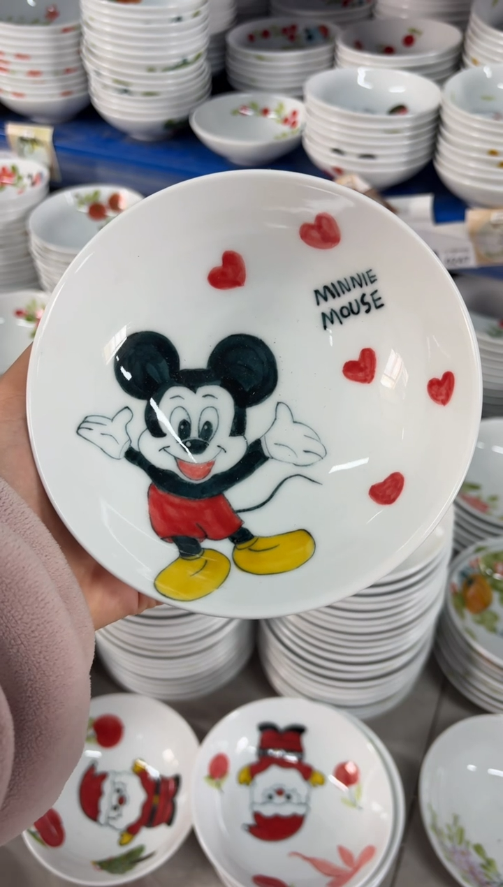 瓷片景德镇高温陶瓷食品级手绘釉中彩-小胖碗