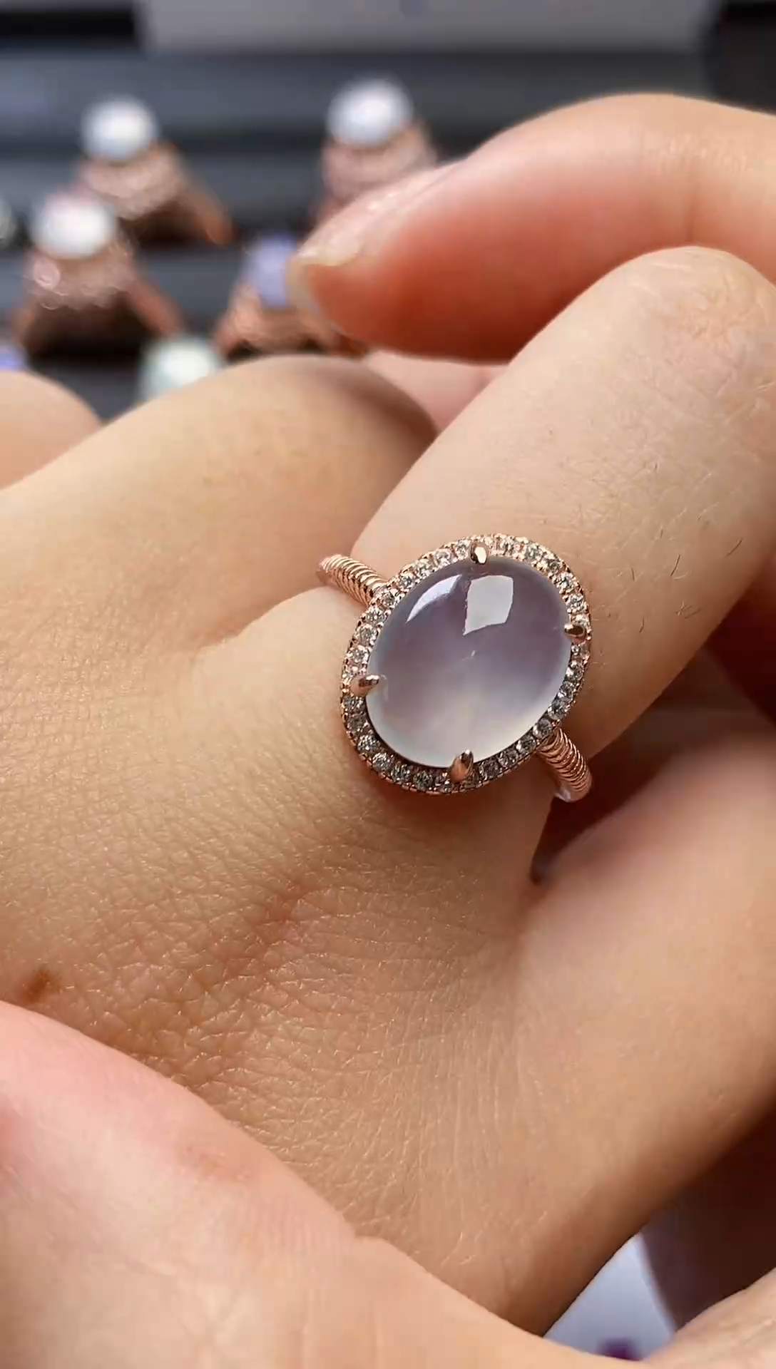 【闪购商品】翡翠戒指银S925镶嵌0000