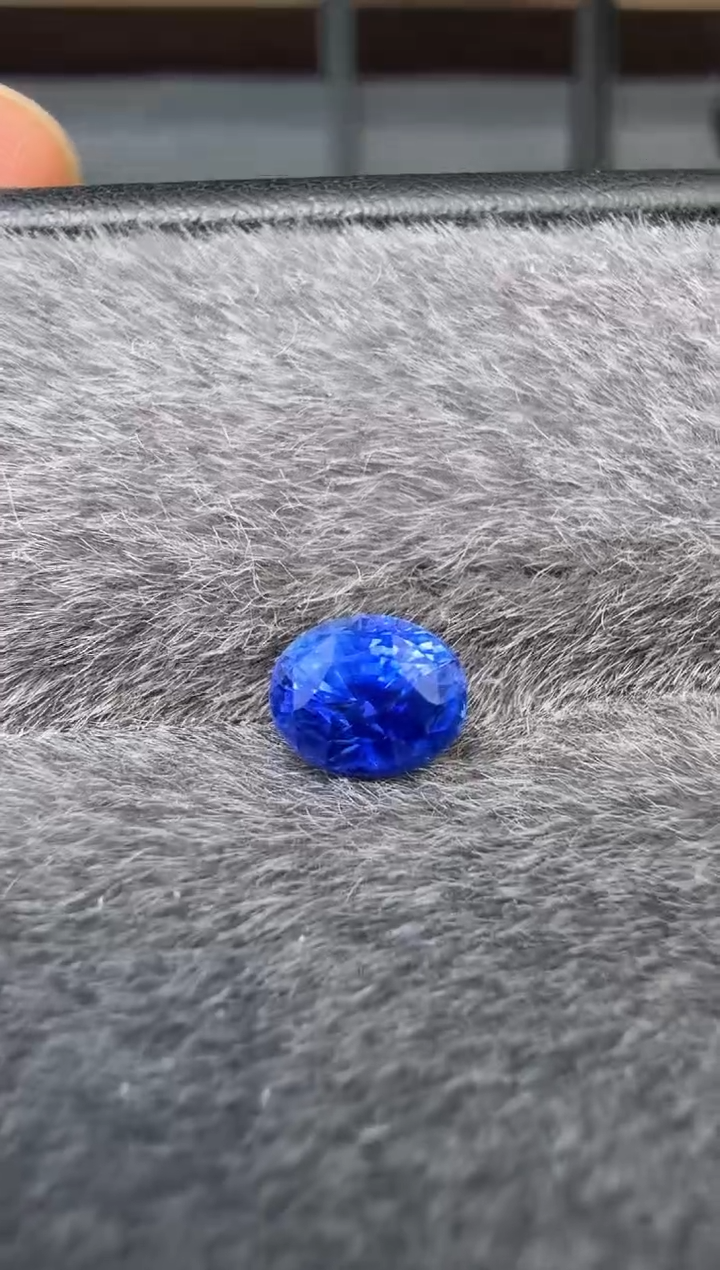 蓝宝石裸石未镶嵌无烧皇家蓝1.2ct-A140-1p