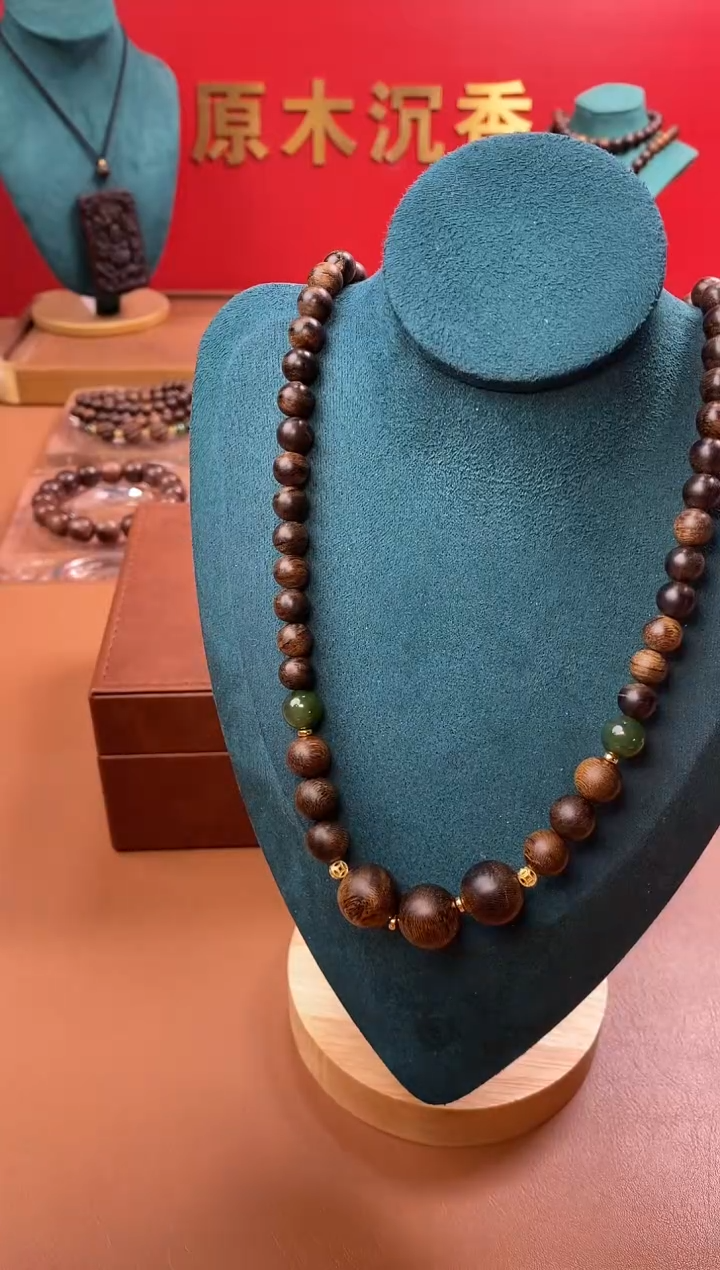 【闪购商品】沉香手串Y沉水芽庄黄棋楠瘤疤+芽庄白棋楠设计