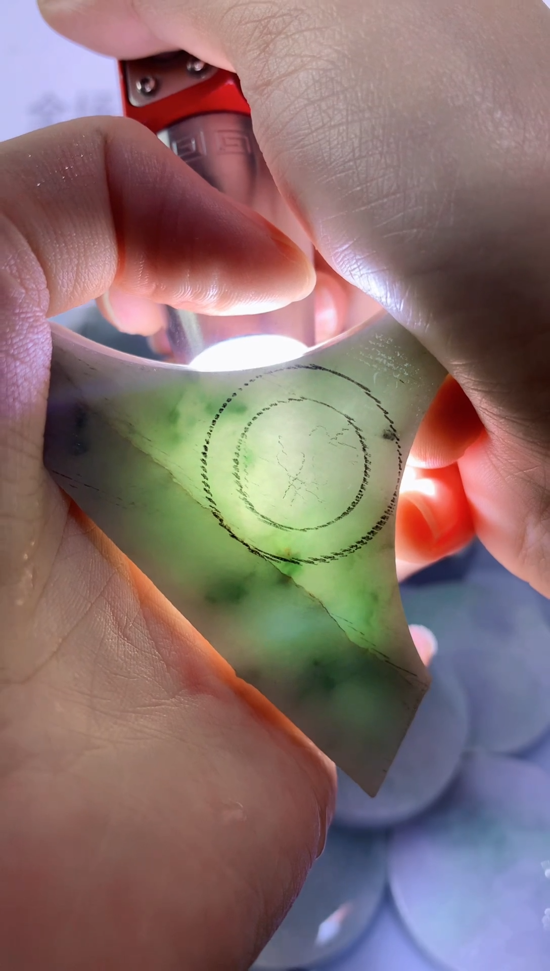 未镶嵌裸石翡翠天然缅甸翡翠FC516