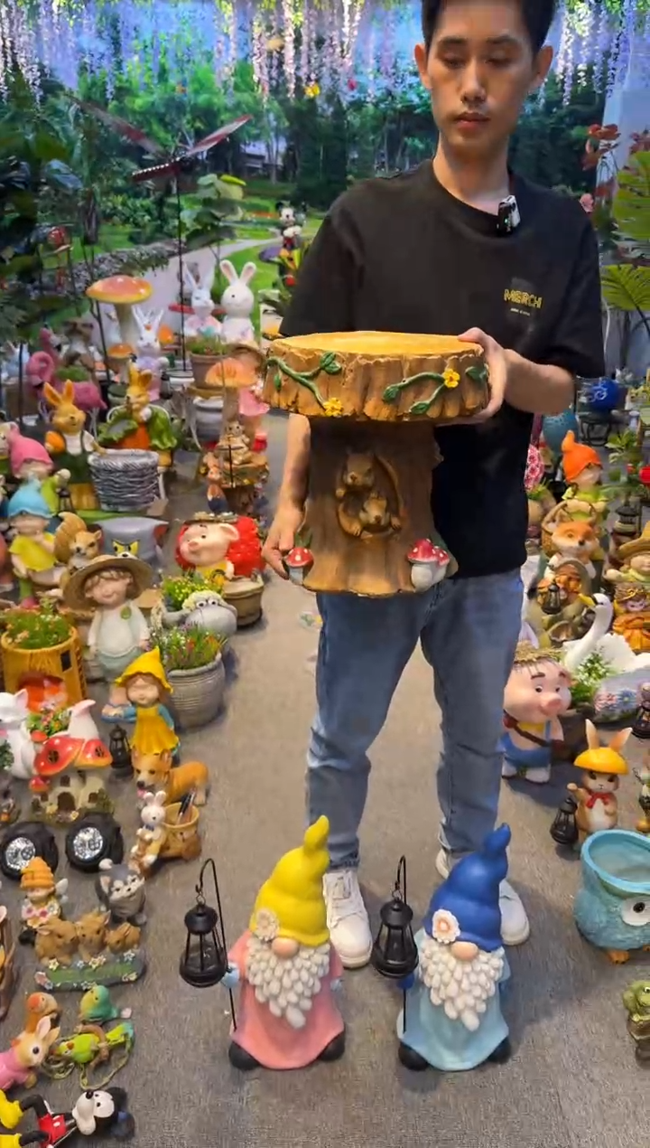 无花朵花园庭院摆件&00&