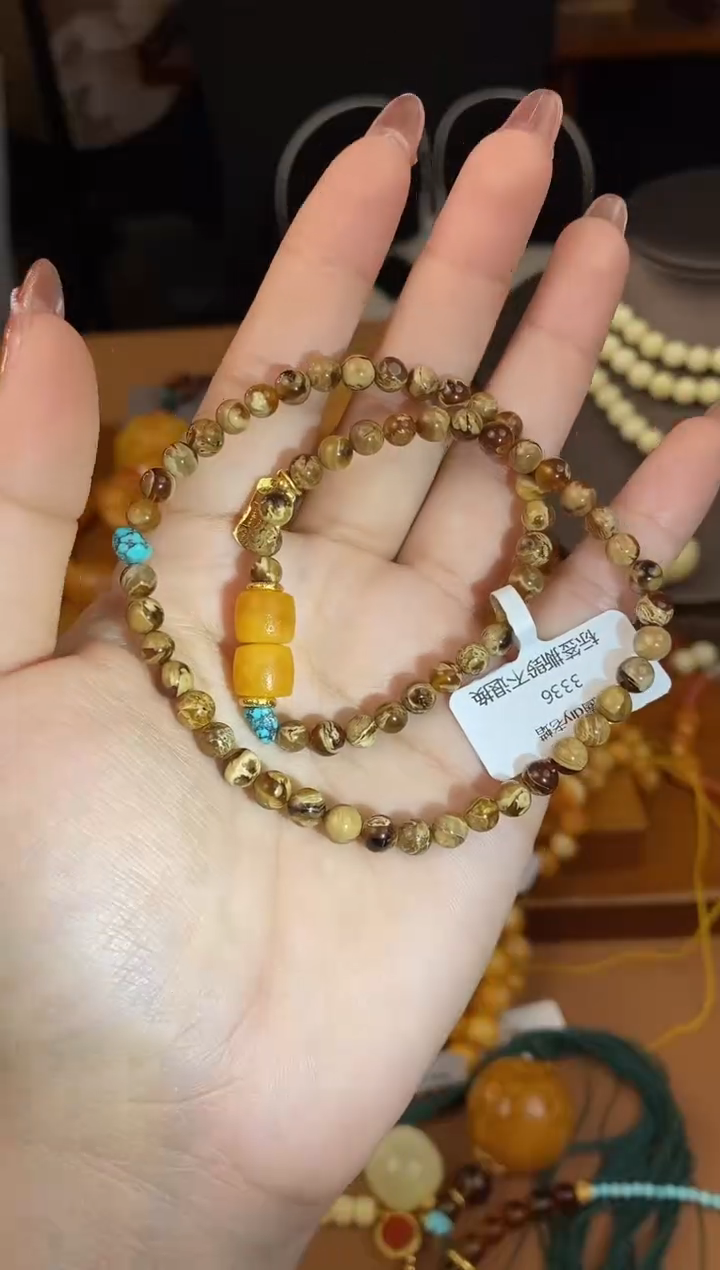 【闪购商品】琥珀颈饰未镶嵌QS1231 琥珀蜜蜡