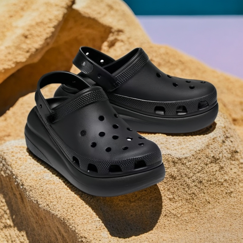 泡芙系列（增高5.2cm）洞洞鞋女2025新款春夏季