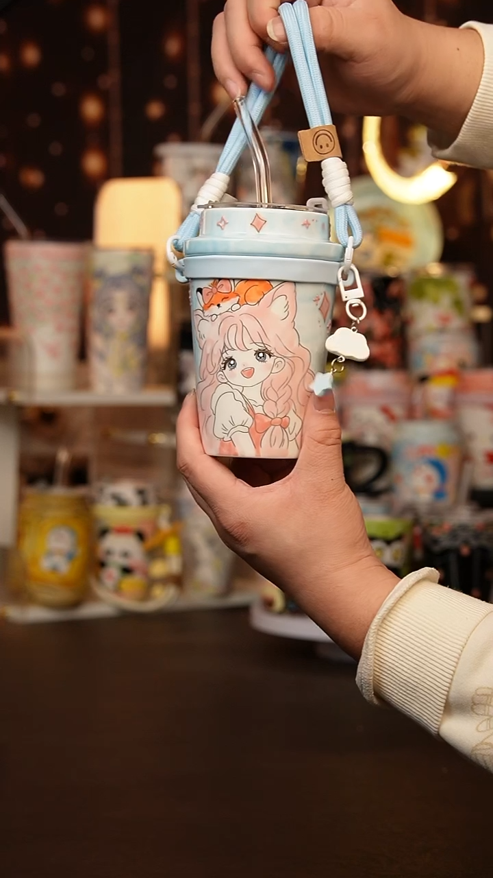 （玉泥）景德镇手工手绘文创陶瓷杯