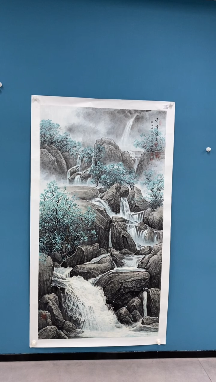 【闪购商品】国画1.24-王夫怀-六尺山水65