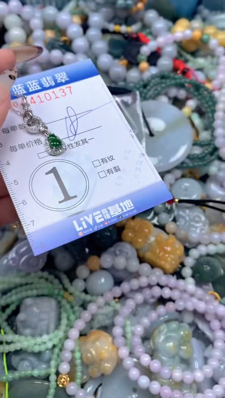 颈饰未镶嵌翡翠闪购0410137