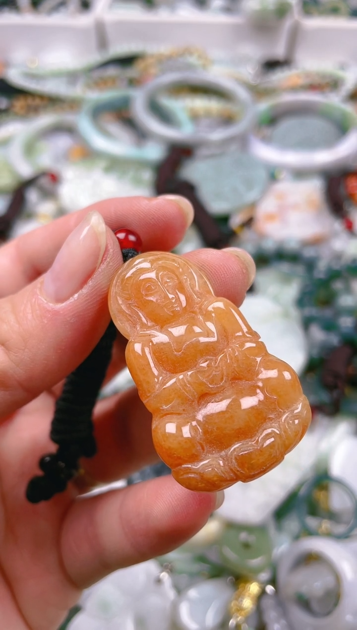 【闪购商品】翡翠颈饰未镶嵌/P/翡翠A货一图一物