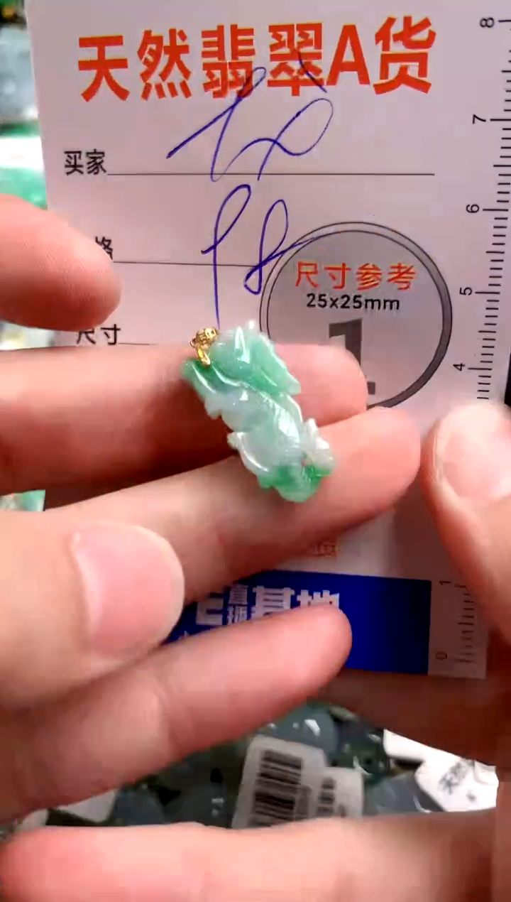 【闪购商品】翡翠颈饰18K金镶嵌13007302