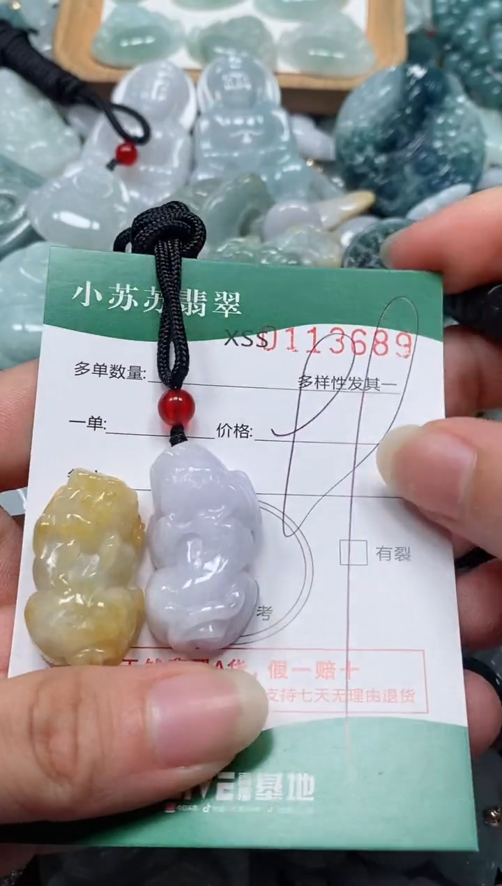 【闪购商品】翡翠未镶嵌颈饰闪购商品0113689