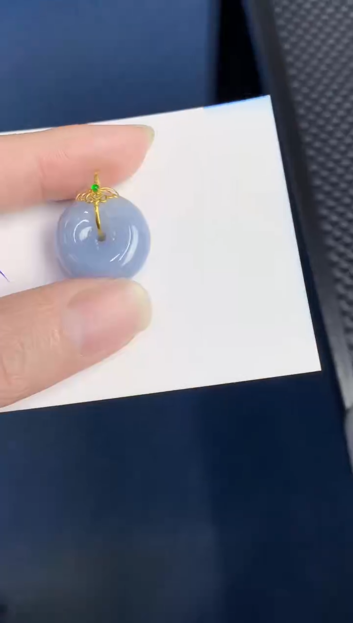 【闪购商品】翡翠颈饰18K金镶嵌000000000