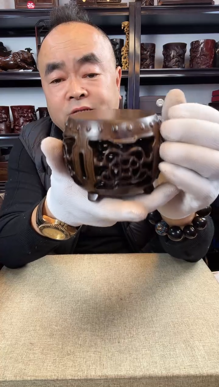 木老李红木工艺品新鼓