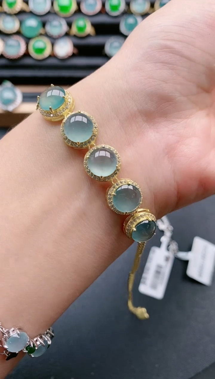 【闪购商品】翡翠戒指银S925镶嵌11111