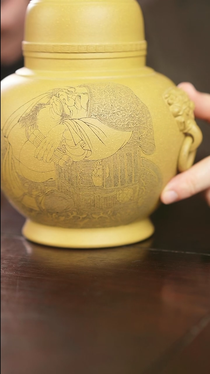 茶杯紫砂瑶-人物-茶仓-1