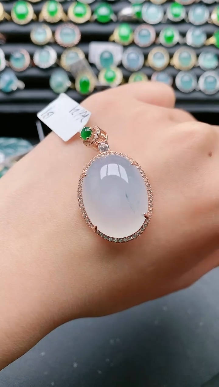 【闪购商品】翡翠戒指银S925镶嵌1111111