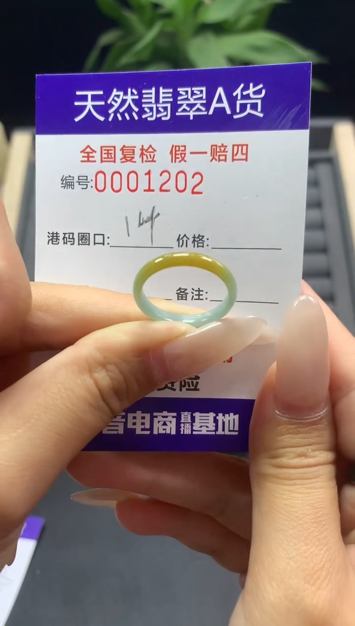 未镶嵌戒指翡翠天然  1202
