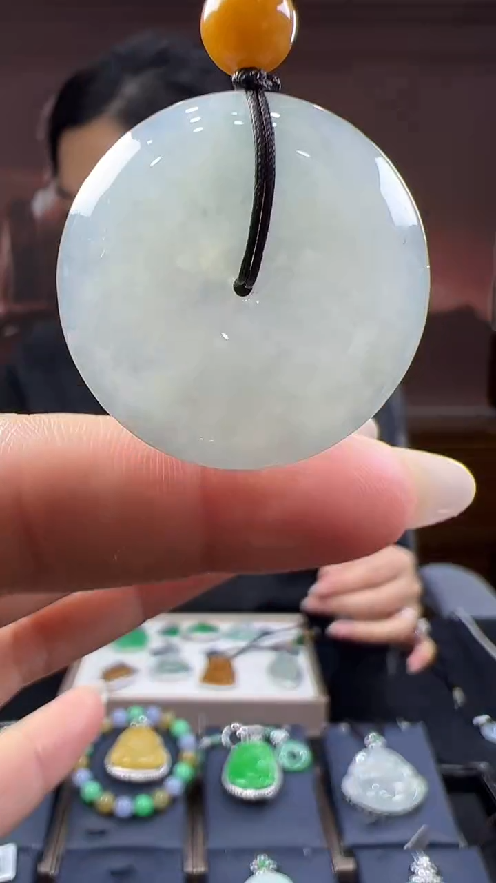 未镶嵌挂件翡翠平安扣