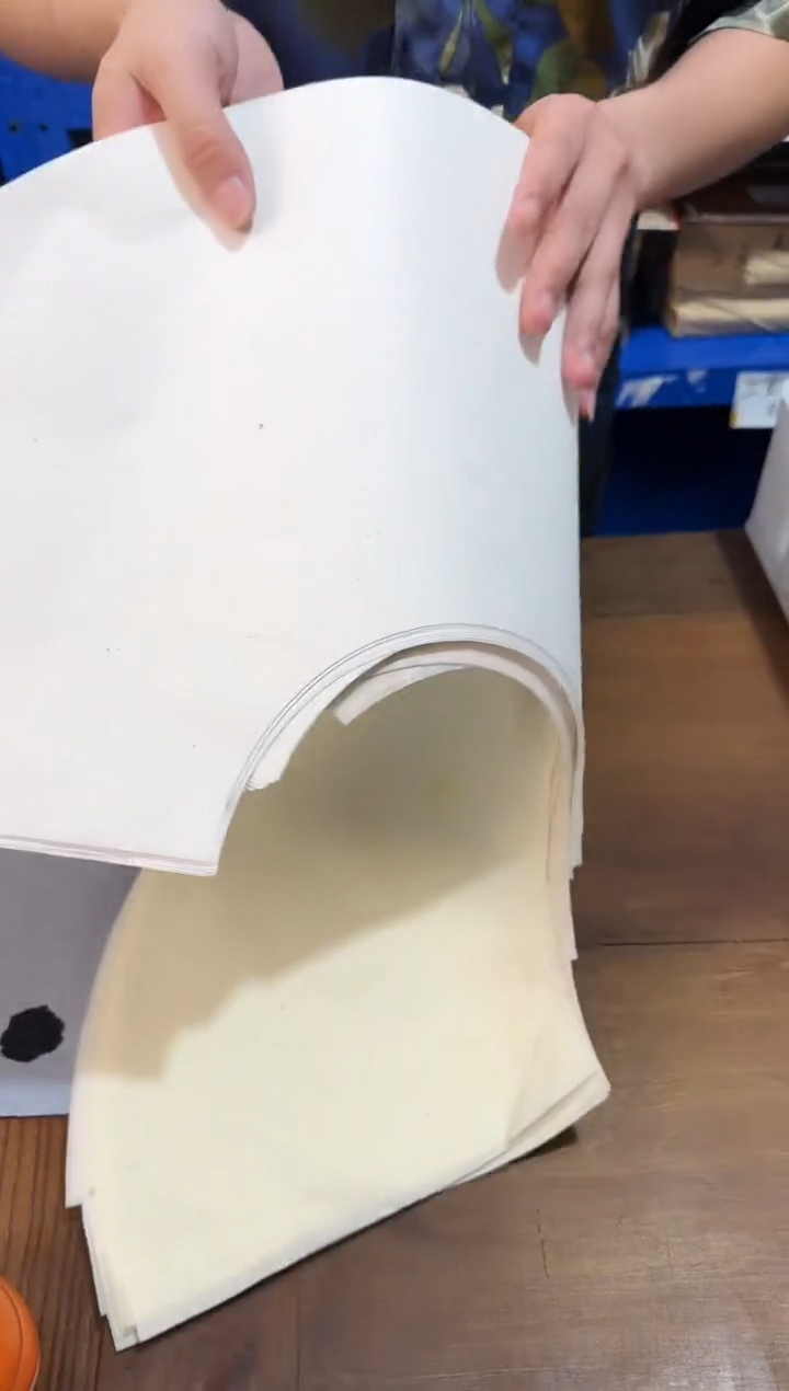 手工纸扇面1包50张