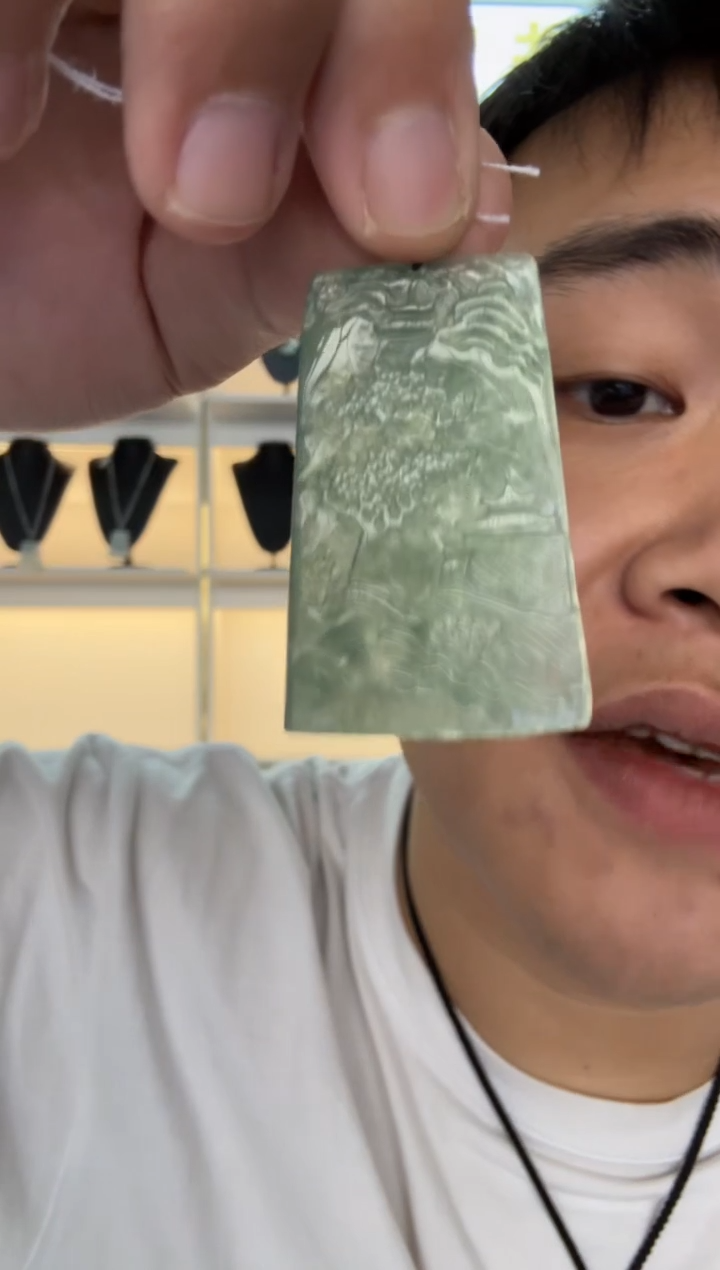 【闪购商品】翡翠颈饰未镶嵌天然翡翠A货孤品一件