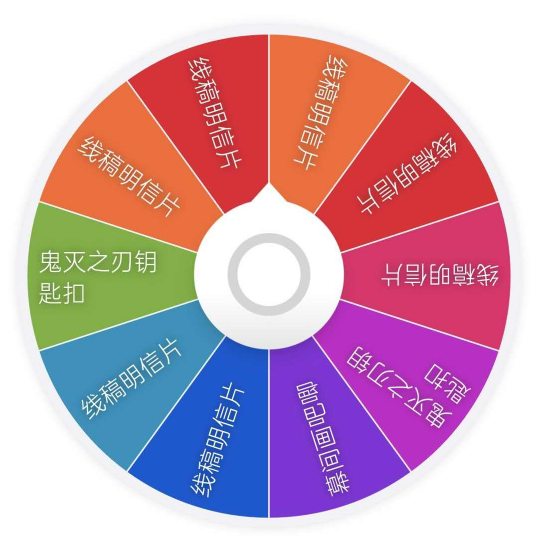 【岛现】(默认代拆，未成年禁止下单）鬼灭之刃幕间画集系列转盘！