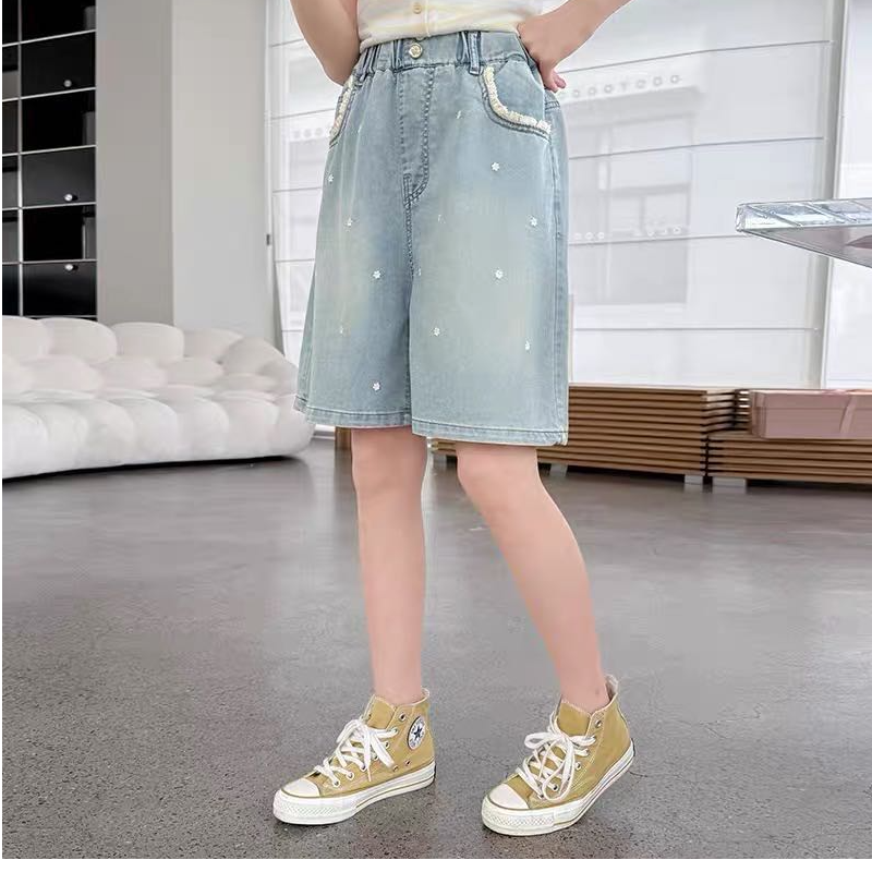 063高端专享夏款牛仔短裤蓝色