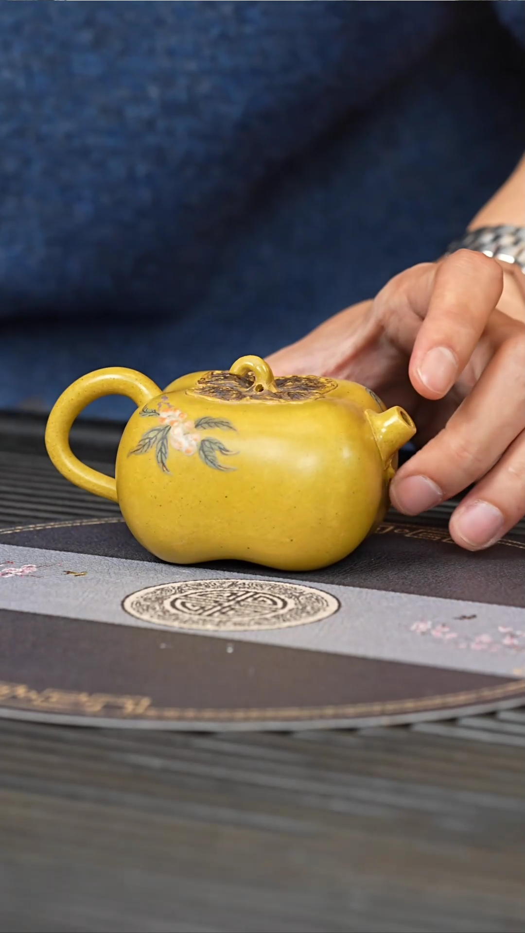 【闪购商品】紫砂茶壶PQZ 芒果段 四方   