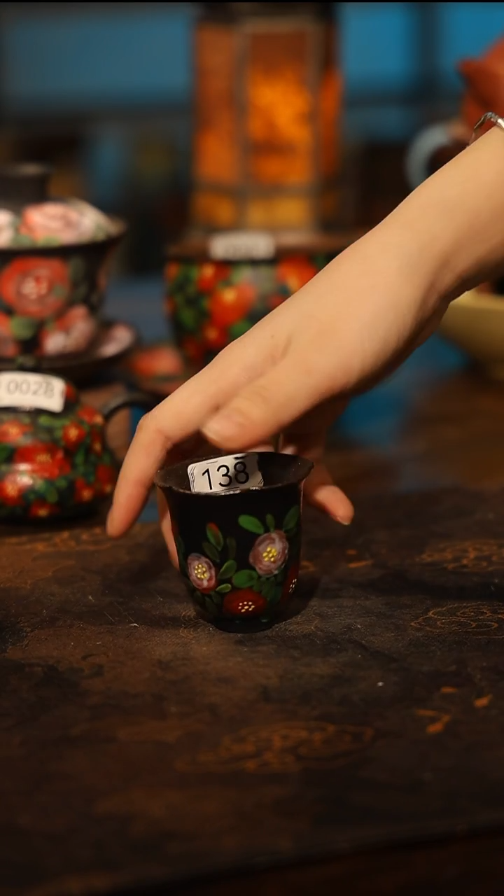 陶瓷景德镇高温釉下彩手工手绘款式@A0138@