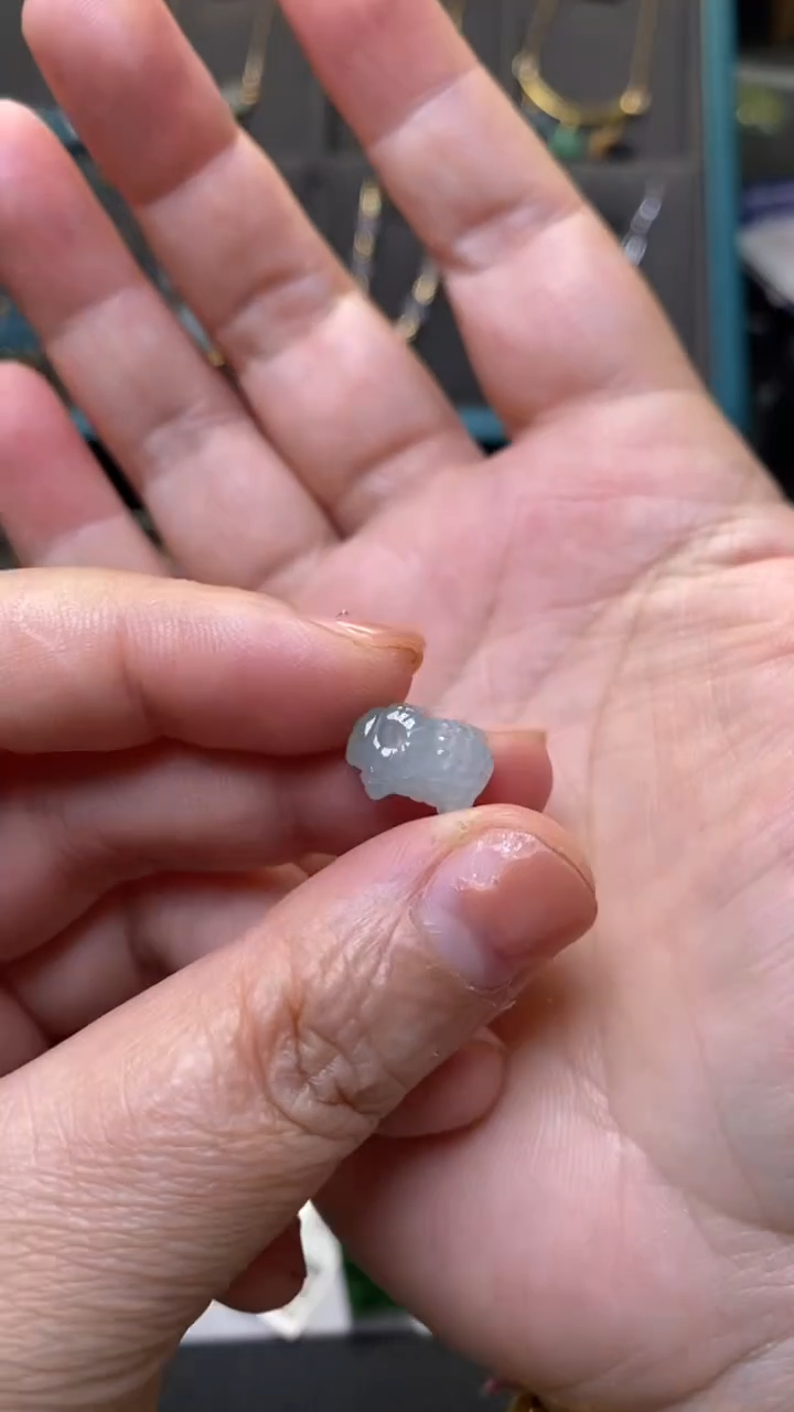 颈饰未镶嵌翡翠净货36896