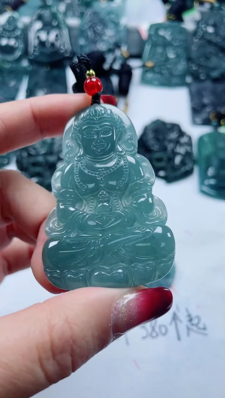 【闪购商品】翡翠颈饰未镶嵌多样性发货一件发货-度母