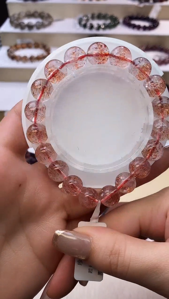 【闪购商品】水晶手链未镶嵌芬达金草莓10m+