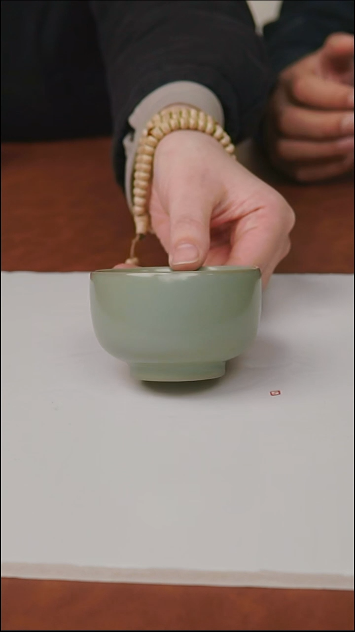 杯子瓷富山严选汝瓷，罗汉杯