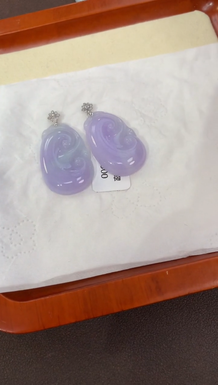 【闪购商品】翡翠颈饰18K金镶嵌天然缅甸a货翡翠(多样性发其一)