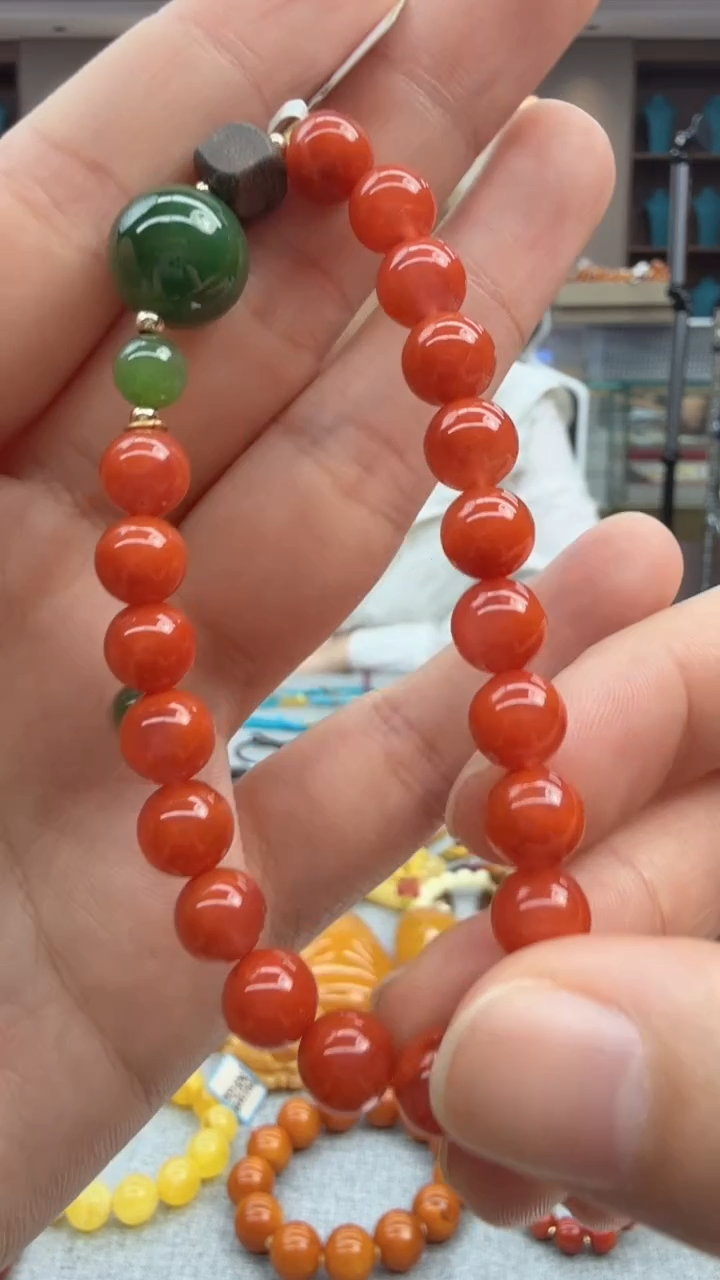 手链未镶嵌南红玛瑙203秒拍号假一罚十