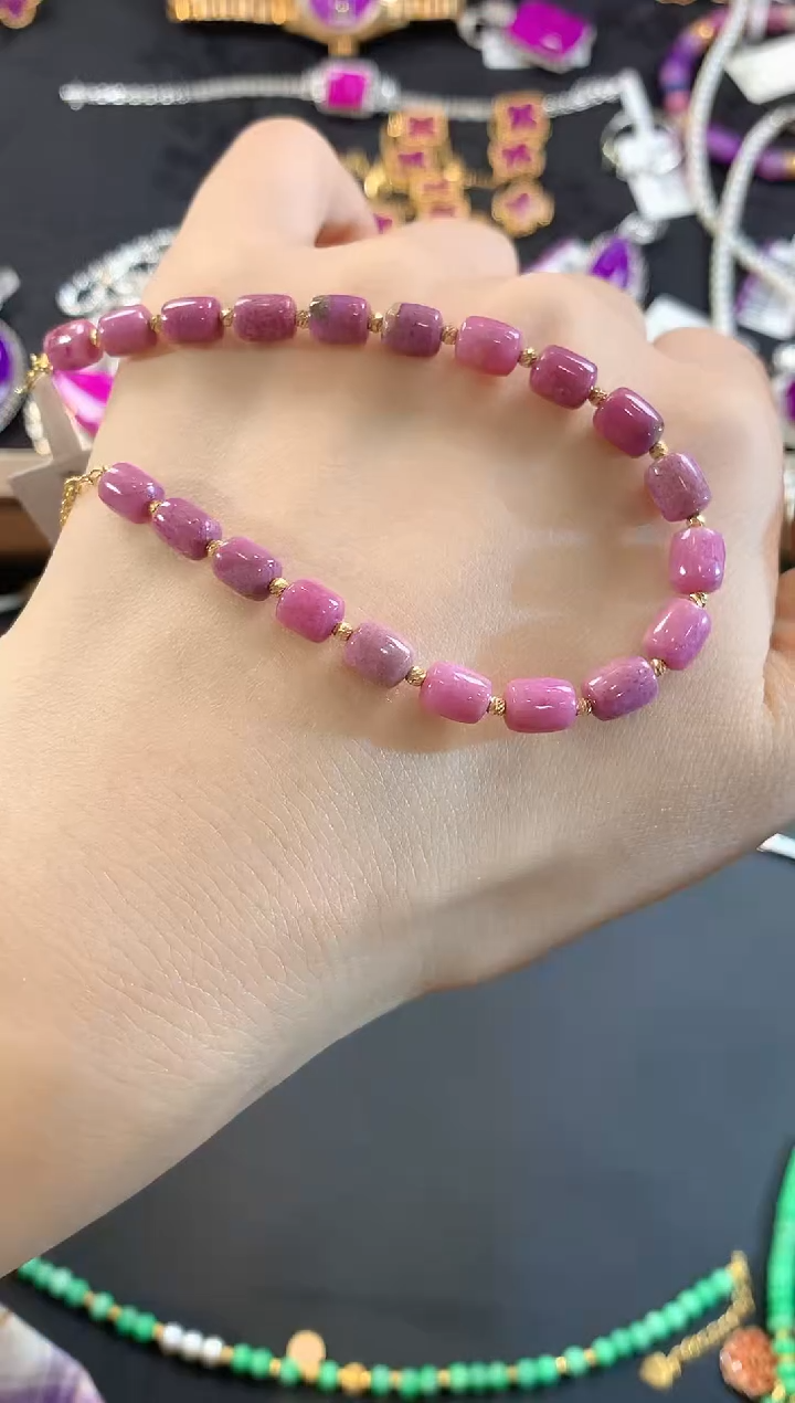 【闪购商品】苏纪石（舒俱来）.18K金镶嵌舒俱来手链