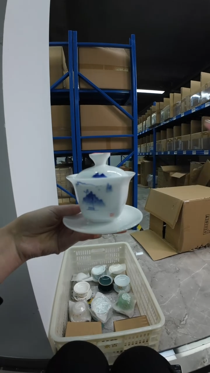 山水盖碗山水盖碗