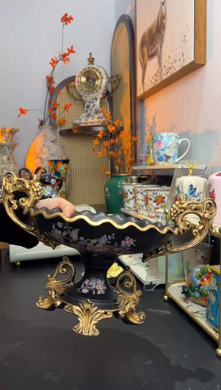 陶瓷/铁艺家居百货陶瓷-树脂果盘