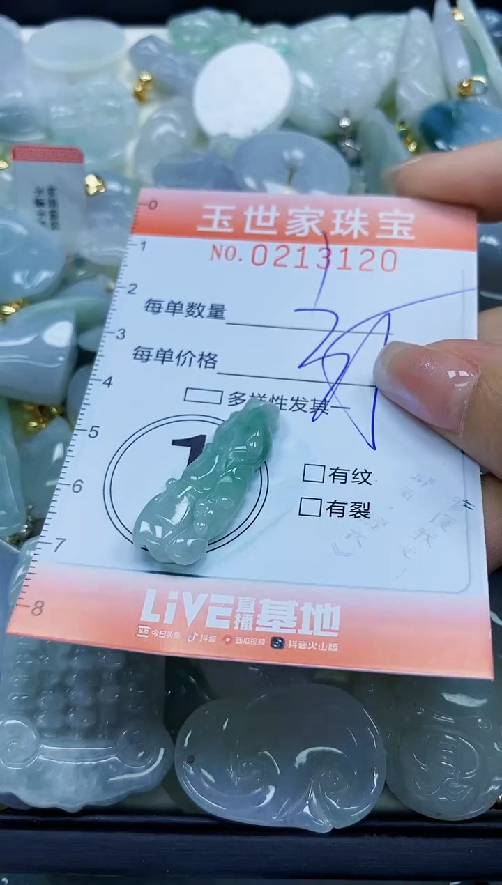 【闪购商品】翡翠未镶嵌颈饰闪购0213120