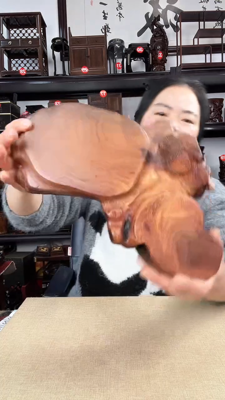 【闪购商品】木207瑕疵老李红木工艺品