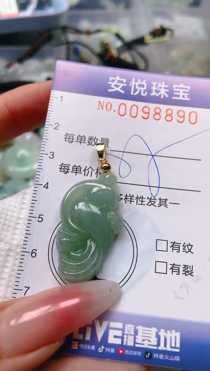 【闪购商品】翡翠颈饰未镶嵌闪购0098890