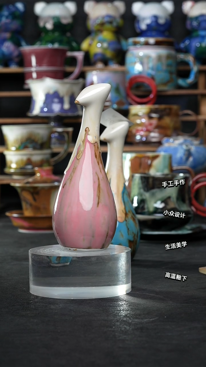 设计师款景德镇森涩手创陶瓷（食品级）566