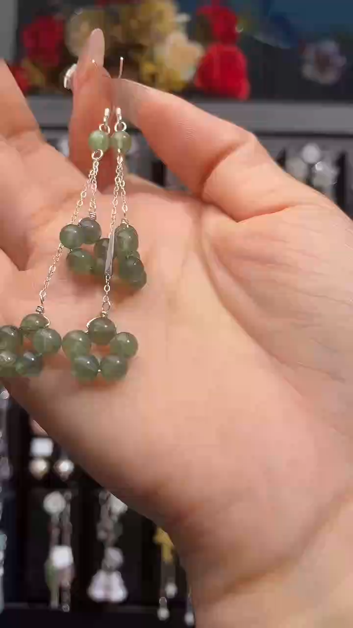 银S925镶嵌耳饰紫晶给***子 给你一下子