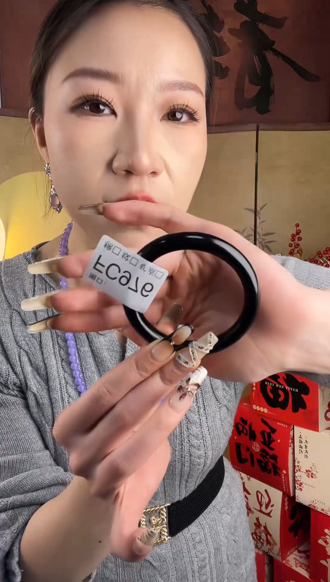 静宝石英岩手镯FC979