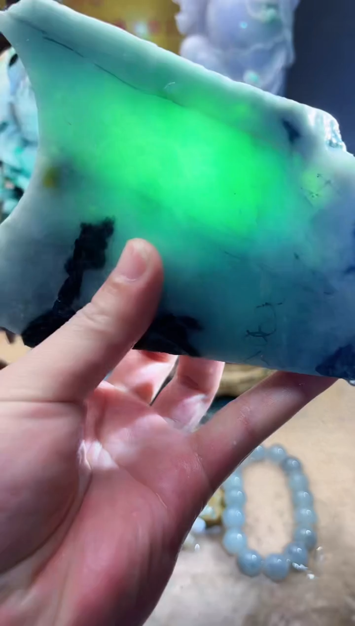 未镶嵌挂件翡翠A货张麦8984